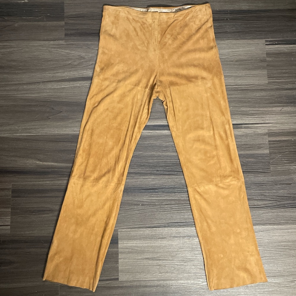 Tan Suede Pants